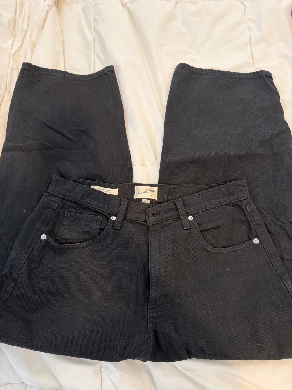 Black Barrel Jeans